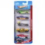 Hot Wheels 5-autokomplekti sortiment, Sõidukikomplekt, 3 a, Assortii värvid