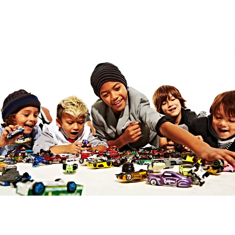 Hot Wheels 5-autokomplekti sortiment, Sõidukikomplekt, 3 a, Assortii värvid