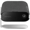 Viewsonic M1XE andmeprojektor Lühiviskeprojektor LED WVGA (854x480) Must, Hõbedane