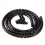 Fellowes CableZip - Must, kaablikaitse, Laud, Must