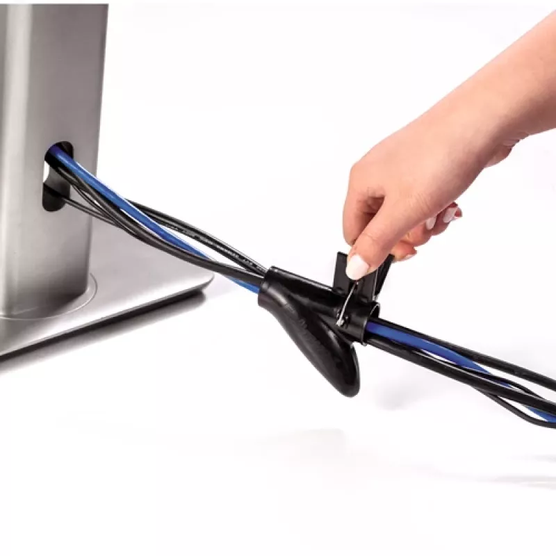 Fellowes CableZip - Must, kaablikaitse, Laud, Must