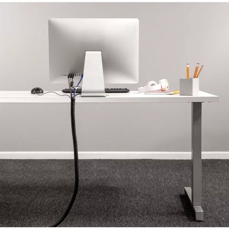 Fellowes CableZip - Must, kaablikaitse, Laud, Must