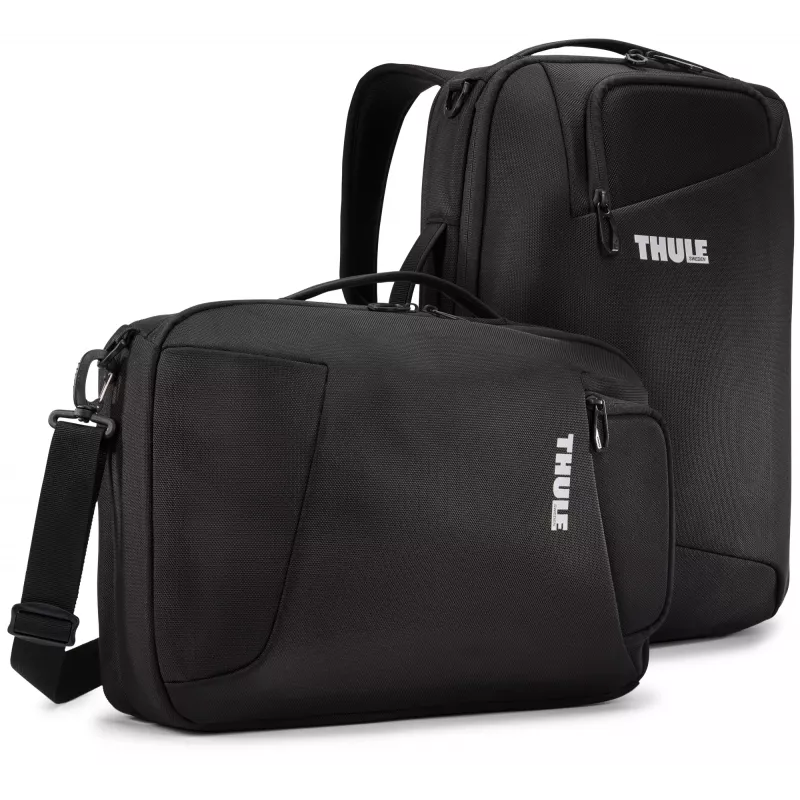 Seljakott Thule Accent Convertible 17L — must, 17 l mahutavus, ümberkujundatavad kandmisvõimalused