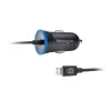 Kensington PowerBolt™ 2.4 autolaadija — Must, Auto, Sigaretisüütaja pesa, 1 m, Must