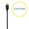 Kensington PowerBolt™ 2.4 autolaadija — Must, Auto, Sigaretisüütaja pesa, 1 m, Must