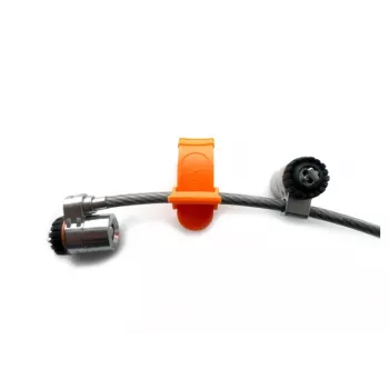 Kensington MicroSaver® Keyed Twin sülearvutilukk, 2,2 m, ümmargune võti, teras