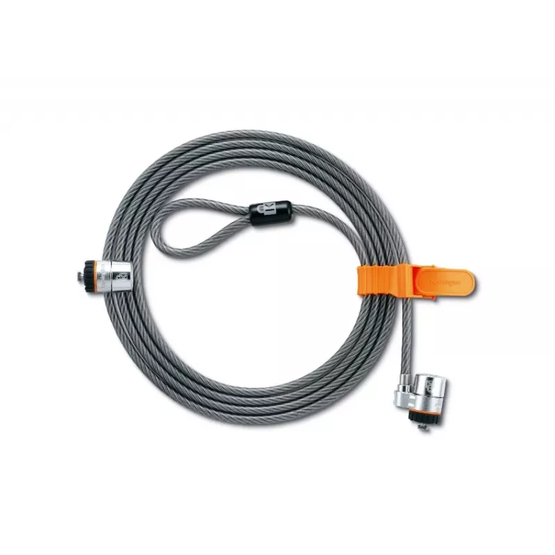 Kensington MicroSaver® Keyed Twin sülearvutilukk, 2,2 m, ümmargune võti, teras