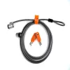 Kensington MicroSaver® Keyed Twin sülearvutilukk, 2,2 m, ümmargune võti, teras
