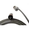 Kensington MicroSaver® Keyed Twin sülearvutilukk, 2,2 m, ümmargune võti, teras