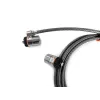 Kensington MicroSaver® Keyed Twin sülearvutilukk, 2,2 m, ümmargune võti, teras
