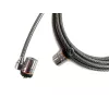 Kensington MicroSaver® Keyed Twin sülearvutilukk, 2,2 m, ümmargune võti, teras