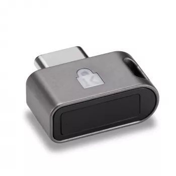 Kensington VeriMark Guard 2.1 USB-C sõrmejäljega turbeklahv – FIDO2, WebAuthn/CTAP2.1, FIDO U2F – platvormideülene