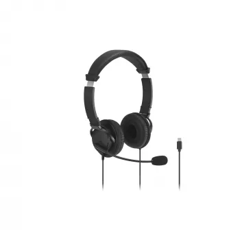 Kensington Classic EQ USB-C peakomplekt mikrofoni ja helitugevuse reguleerimisega