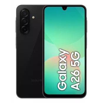 Samsung Galaxy A26 17 cm (6.7 tolli) hübriidne Dual SIM Android 15 5G USB USB-C 6 GB 128 GB 5000 mAh Must