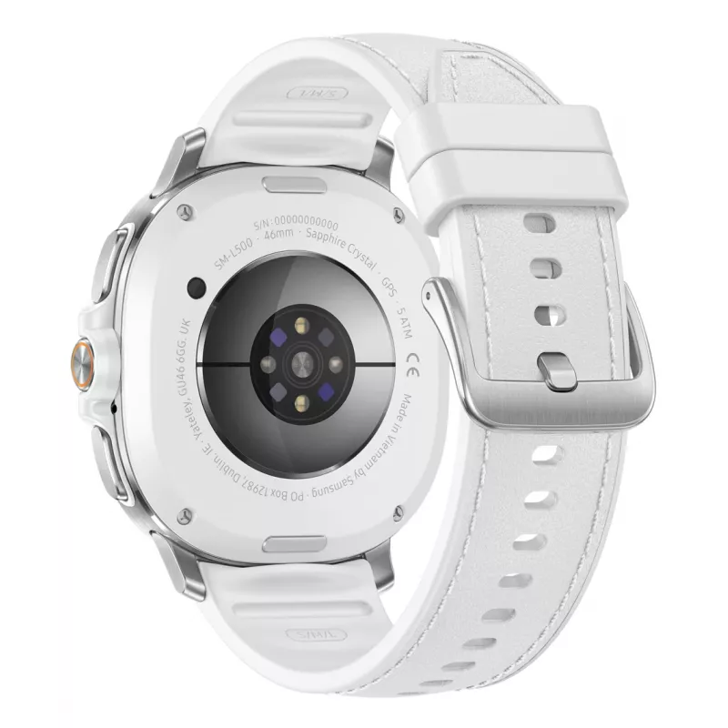 Samsung Galaxy Watch 8 Classic 3.3 cm (1.3-tolline) AMOLED 46 mm Digitall 438 x 438 pikslit Puutetundlik Hõbedane Wi-Fi GPS (satelliit)