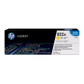 HP 822A kollane originaal LaserJet toonerikassett 1 tk