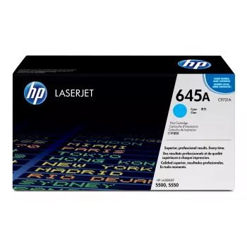 HP 645A tsüaan Originaal LaserJet toonerikassett, 12000 lehekülge, tsüaan, 1 tk
