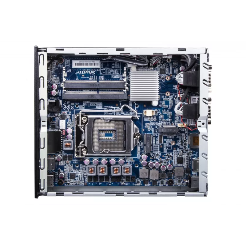 Shuttle õhuke PC DH610 , S1700, 1x HDMI, 2x DP , 1x 2,5-tolline, 2x M.2, 2x LAN (Intel 1G + 2,5G), 2x COM, 24/7 pidev töö, sh VESA
