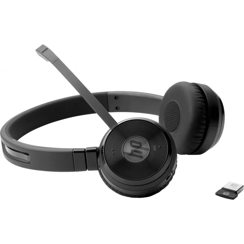 HP UC Wireless Duo peakomplekt, juhtmevaba, kontor/kõnekeskus, 310 g, peakomplekt, must