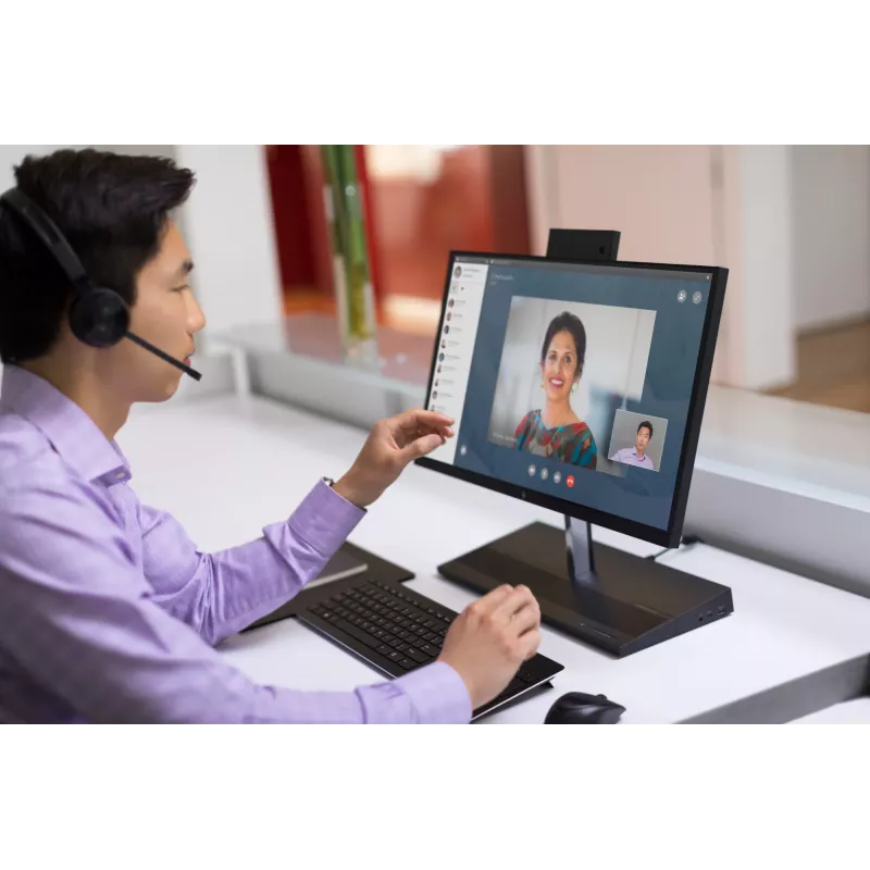 HP UC Wireless Duo peakomplekt, juhtmevaba, kontor/kõnekeskus, 310 g, peakomplekt, must