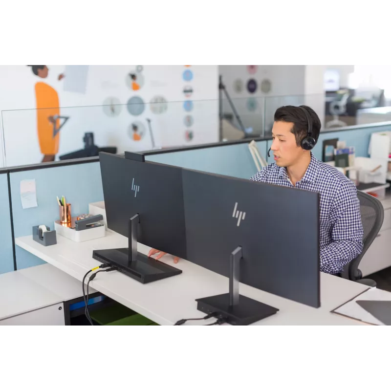 HP UC Wireless Duo peakomplekt, juhtmevaba, kontor/kõnekeskus, 310 g, peakomplekt, must