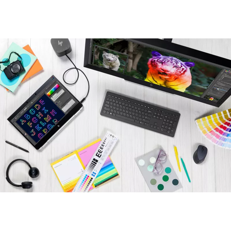 HP UC Wireless Duo peakomplekt, juhtmevaba, kontor/kõnekeskus, 310 g, peakomplekt, must