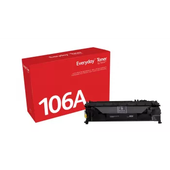 Everyday™ must tooner, Xerox, ühildub HP 106A-ga (W1106A), standardmahutavus