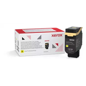Xerox Genuine® C410 värviprinteri/VersaLink® C415 värvilise mitmefunktsioonilise printeri kollane standardmahuga toonerikassett (2000 lehekülge) - 006R04680