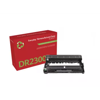 Xerox Everyday™ Mono Drum Remanufactured by ühildub mudeliga Brother DR2300, standardmahutavus