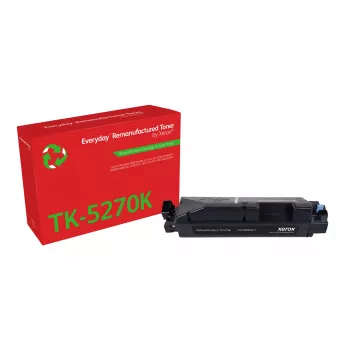 Everyday™ must taastoodetud tooner Xeroxilt, ühildub Kyocera TK-5270K, standardmaht