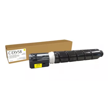 Everyday™ kollane Remanufactured Toner by Xerox, ühilduv Canon C-EXV58 (3766C002AA), standardmahuga