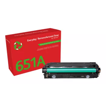 Everyday™ must taastoodetud tooner Xeroxilt, ühildub HP 651A 650A 307A (CE340A/CE270A/CE740A), standardmaht