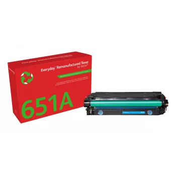 Everyday™ tsüaan Remanufactured Toner by Xerox, ühildub HP 651A 650A 307A (CE341A/CE271A/CE741A), Standardmaht