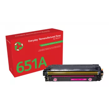 Everyday™ magenta taastatud tooner, tootja Xerox, ühildub HP 651A 650A 307A (CE343A/CE273A/CE743A), standardmahutavus