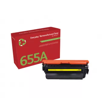 Everyday™ kollane taastoodetud tooner Xeroxilt, ühildub HP 655A (CF452A), standardmahutavus