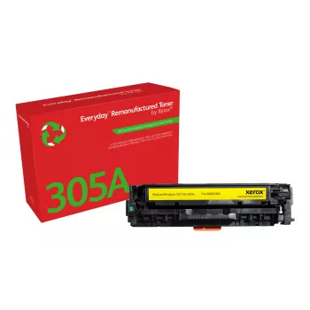Everyday™ kollane taastatud tooner Xeroxilt, ühildub HP 305A (CE412A), standardmahutavus