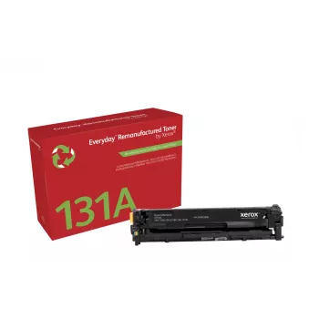 Everyday™ Must Remanufactured Toner by Xerox, ühildub HP 131A (CF210A), standardmahutavus
