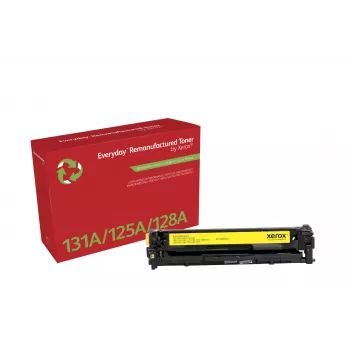 Everyday™ kollane taastatud tooner Xeroxilt, ühildub HP 131A (CF212A) – Standardmahutavus
