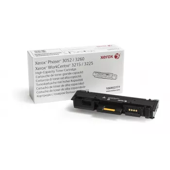 Xeroxi originaal Phaser® 3052/3260, WorkCentre® 3215/3225 must kõrge tootlikkusega toonerikassett (3000 lehekülge) - 106R02777