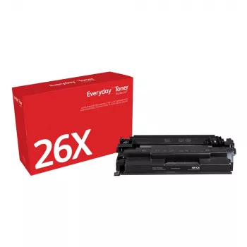 Everyday™ must tooner, Xerox, ühildub HP 26X (CF226X), suure mahutavusega kassett