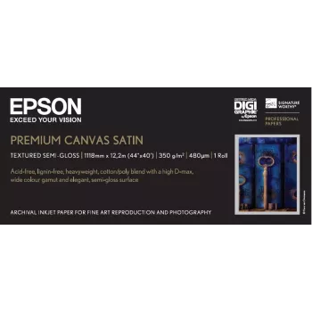 Canvas Roll Epson Premium Satin 44 tolli x 12,2 m 350 g/m²