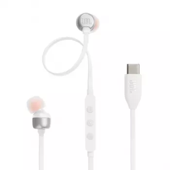 JBL Tune 310C peakomplekt juhtmega kõrvasisesed kõned/muusika USB USB-C valge