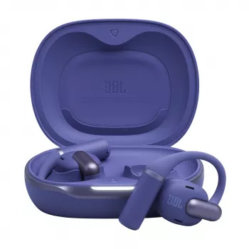 Peakomplekt JBL Sense Pro TWS kõrvakonks, Bluetooth, USB-C laadimisalus, 20–40000 Hz, sinine, 95,2 g