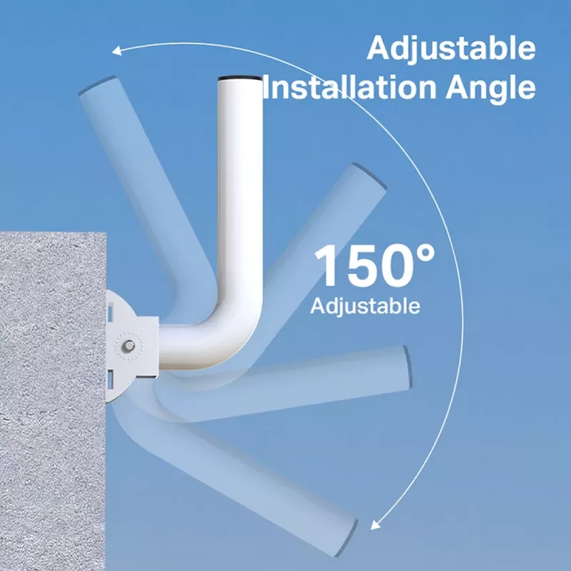 TP-Link Omada posti/seinale kinnitamise komplekt välistingimustes kasutatavale pääsupunktile, WLAN-pääsupunkti kinnitus, Valge, Roostevaba teras, TP-Link, 400 g, 1 tk
