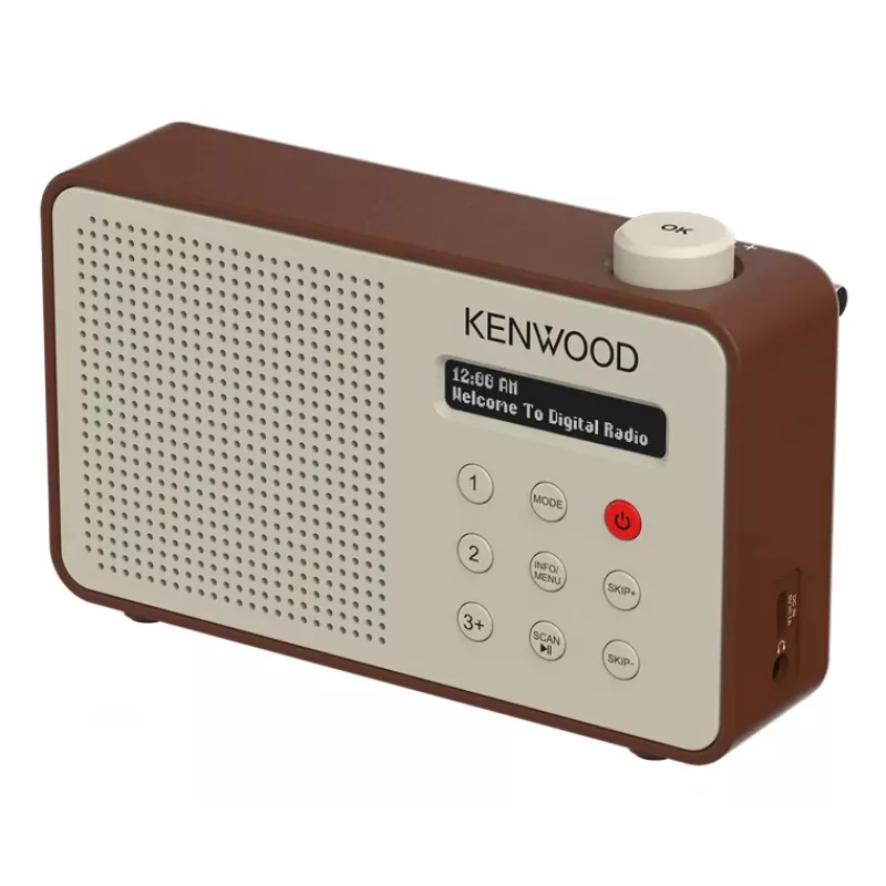 Kenwood CRM25DABT kaasaskantav digitaalne Mocha