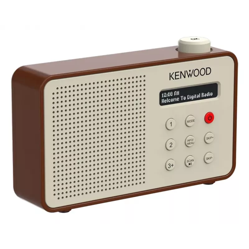 Kenwood CRM25DABT kaasaskantav digitaalne Mocha