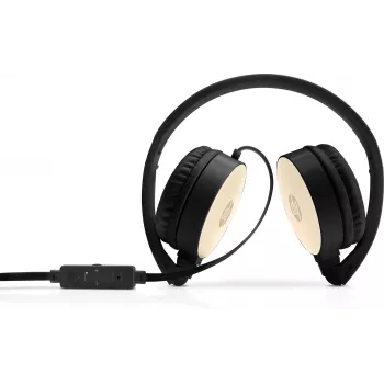 HP Stereo Peakomplekt H2800 (must siidkullaga), juhtmega ühendus, kõned/muusika, 125 g, peakomplekt, must, kuldne
