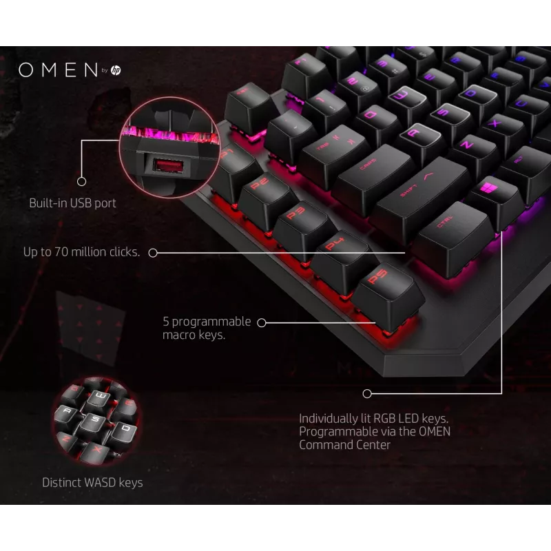 HP OMEN by Sequencer klaviatuur