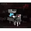 HP OMEN by Reactor hiir, paremakäeline, optiline, USB-tüüp-A, 16000 DPI, 0,2 ms, must