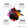 HP OMEN by Reactor hiir, paremakäeline, optiline, USB-tüüp-A, 16000 DPI, 0,2 ms, must
